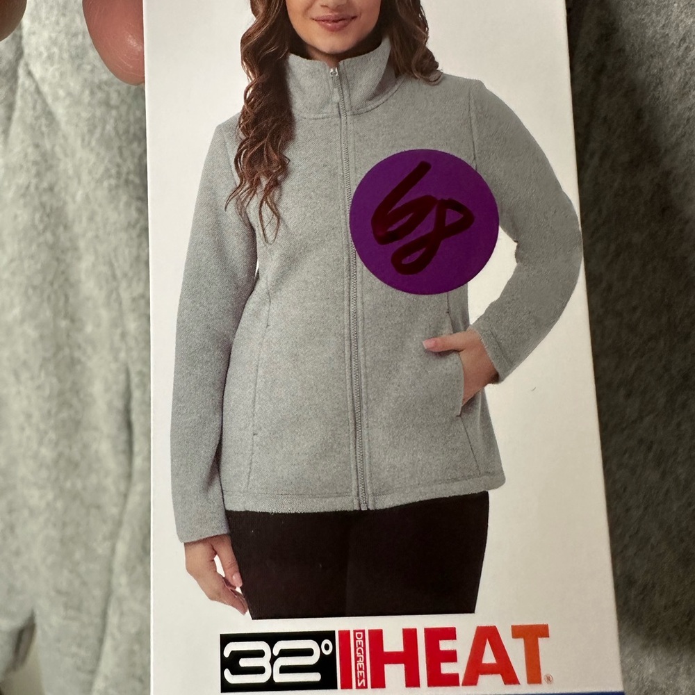 32 Degrees HEAT Gray Full-Zip Jacket - Picture 4 of 4